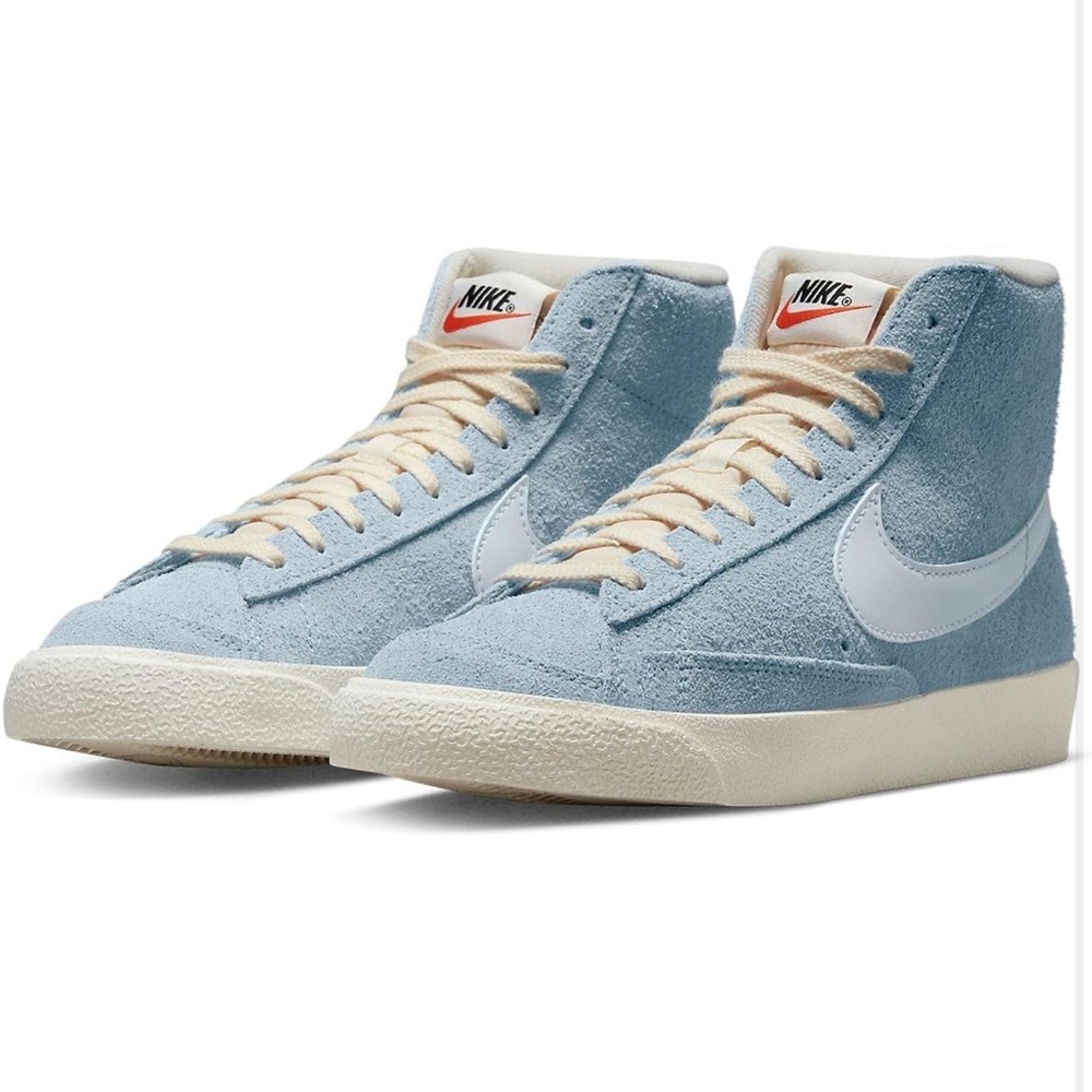 Nike Blue Suede High-Top Sneakers